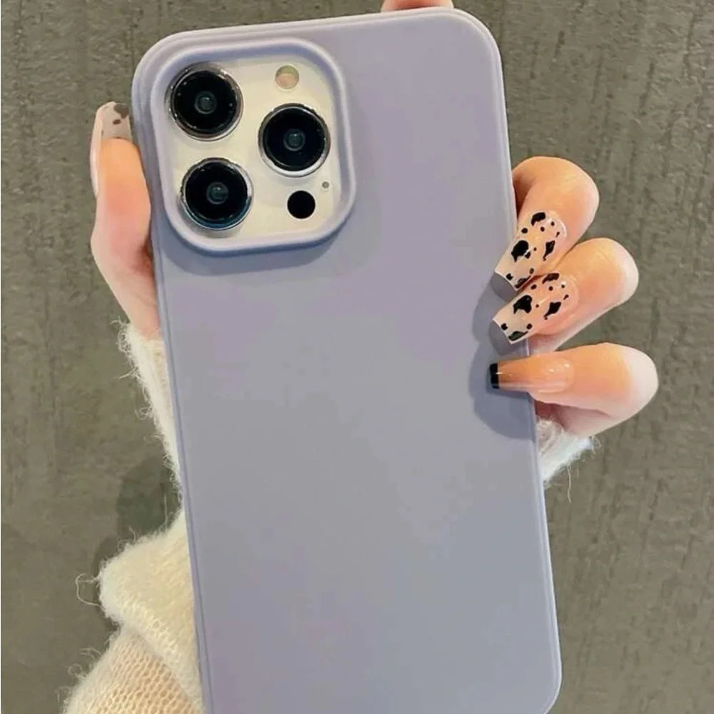 ⚠️Clearance iPhone 14/Pro/Pro Max Solid Lilac Purple Phone Case - Picture 2 of 4